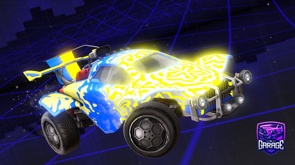 A Rocket League car design from sxnrise_