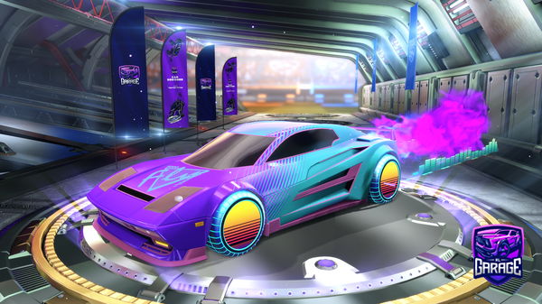 A Rocket League car design from NaClSami