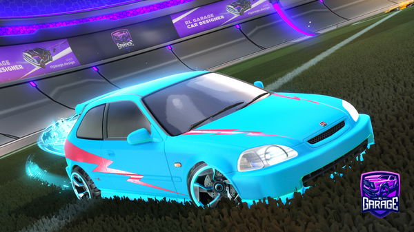 A Rocket League car design from Sparkzy12645