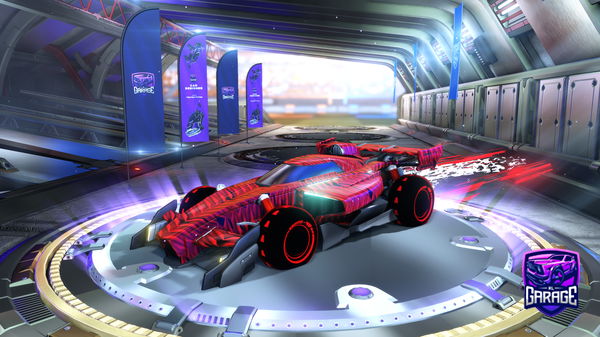 A Rocket League car design from ExtremeHun99