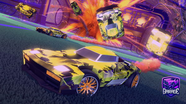 A Rocket League car design from Casparexe