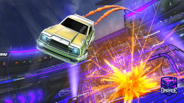 A Rocket League car design from Tin235