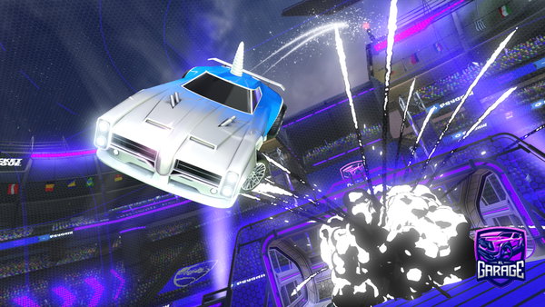 A Rocket League car design from TTVFANTAS