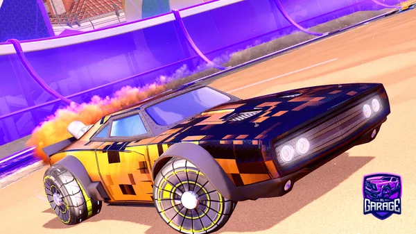 A Rocket League car design from GreenCity3662