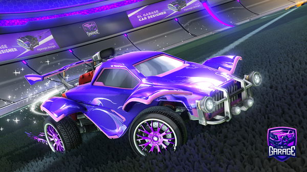 A Rocket League car design from mibble