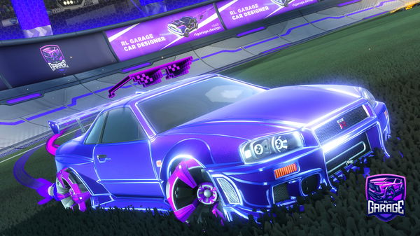 A Rocket League car design from DinazaPancake3d