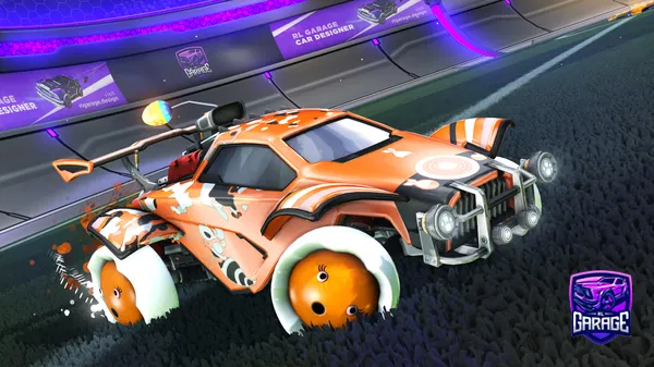 A Rocket League car design from -Goose-