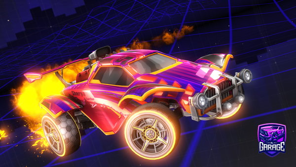 A Rocket League car design from Alfiebud