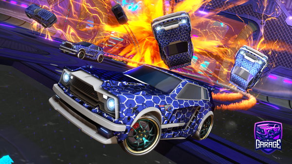 A Rocket League car design from Ausielevels