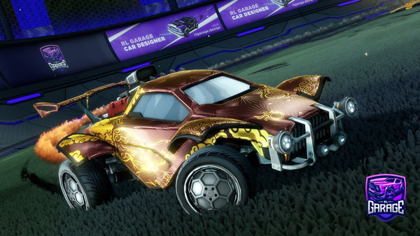A Rocket League car design from Skrotym