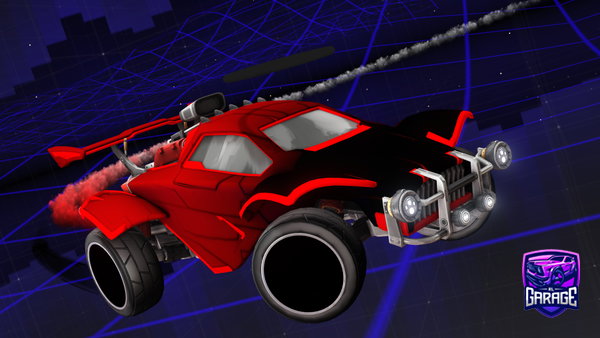 A Rocket League car design from Isd1as