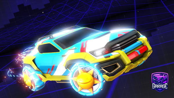 A Rocket League car design from OneZero5