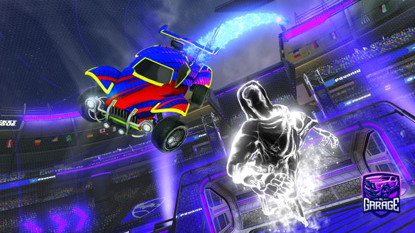 A Rocket League car design from BroSwan