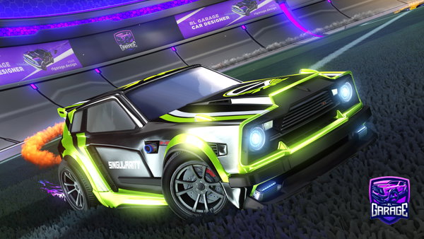 A Rocket League car design from Thets02