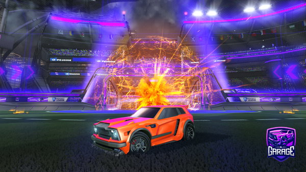 A Rocket League car design from AleFennec