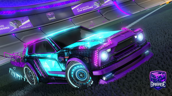 A Rocket League car design from FullWarrior