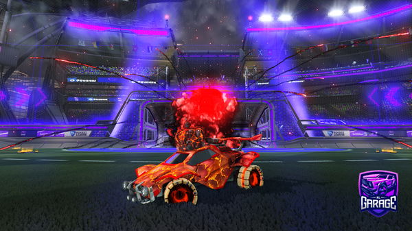 A Rocket League car design from Binariusxx