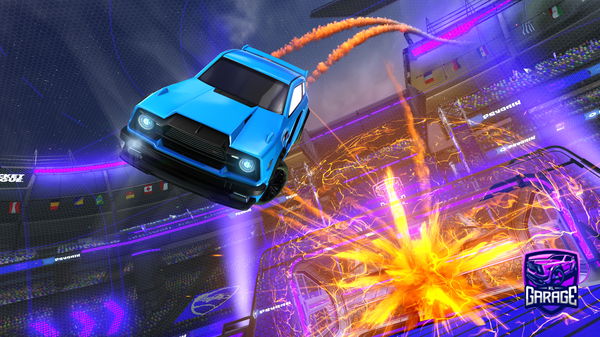 A Rocket League car design from Caillou_894