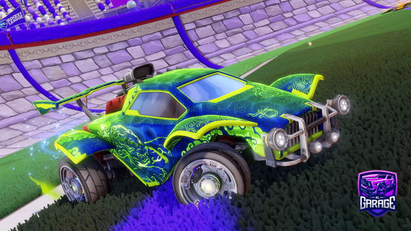 A Rocket League car design from YT_FTLOYD