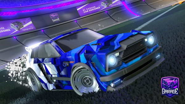 A Rocket League car design from Fraftyxd