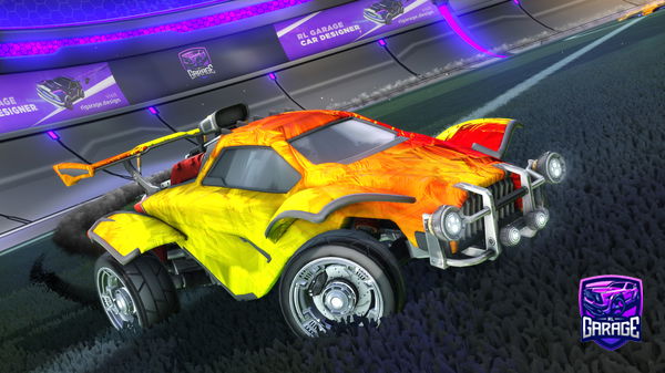 A Rocket League car design from OrangeAce7