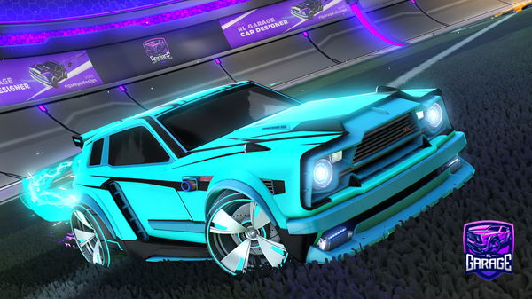 A Rocket League car design from PotatoFace15