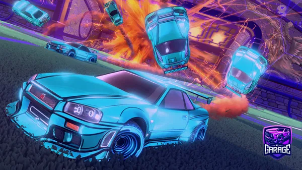 A Rocket League car design from DOCMUR1999