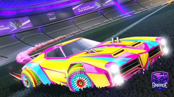 A Rocket League car design from Tipu33