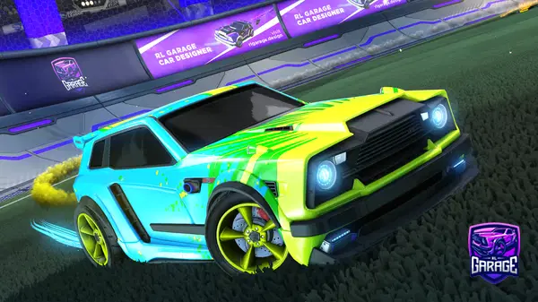 A Rocket League car design from Skizzly