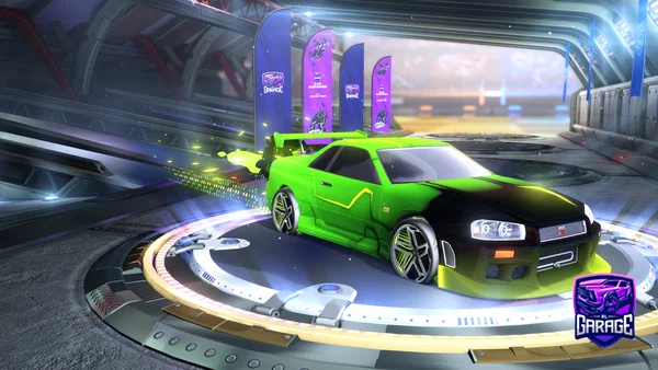A Rocket League car design from Haze_LX