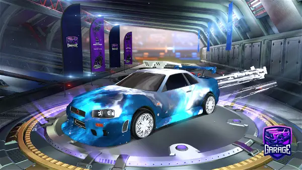 A Rocket League car design from MelikeBEANSS