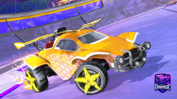 A Rocket League car design from BottHead