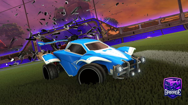 A Rocket League car design from Baderwhske