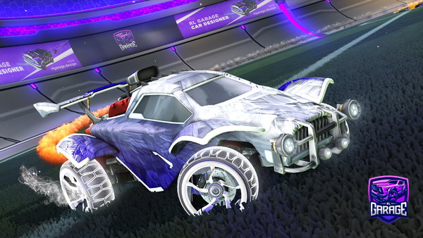 A Rocket League car design from notdash