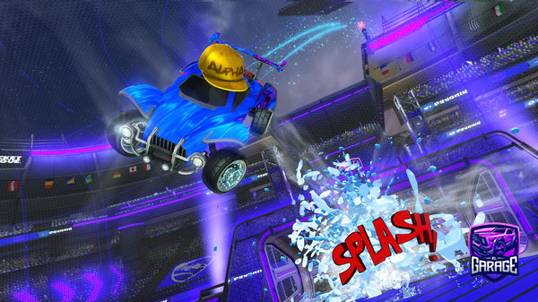 A Rocket League car design from FIREfennec