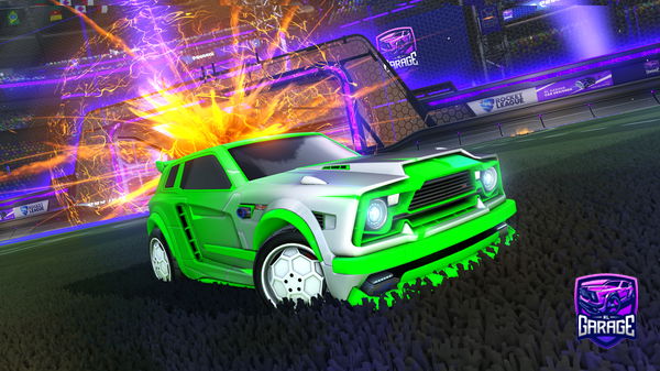 A Rocket League car design from Spitze-Kreis