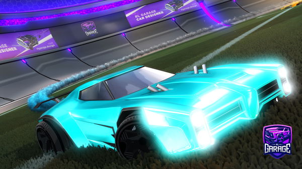 A Rocket League car design from Ldog326