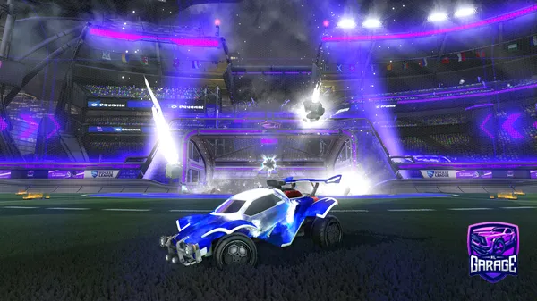 A Rocket League car design from Nyblack2012