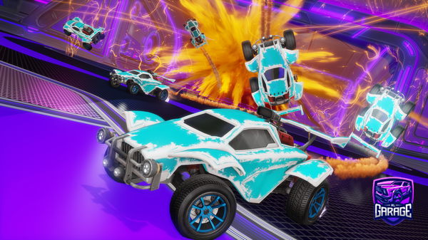 A Rocket League car design from xTR1zE