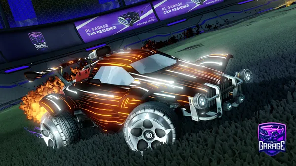A Rocket League car design from -Mouni-