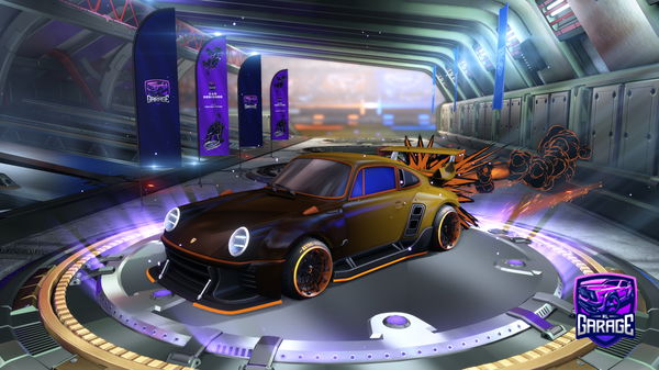 A Rocket League car design from StarBucksQueen