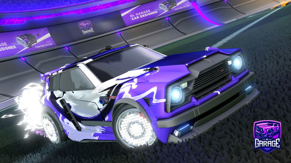 A Rocket League car design from Mlontor