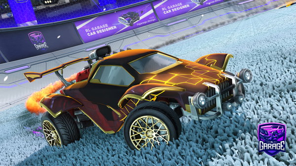 A Rocket League car design from clippedulol