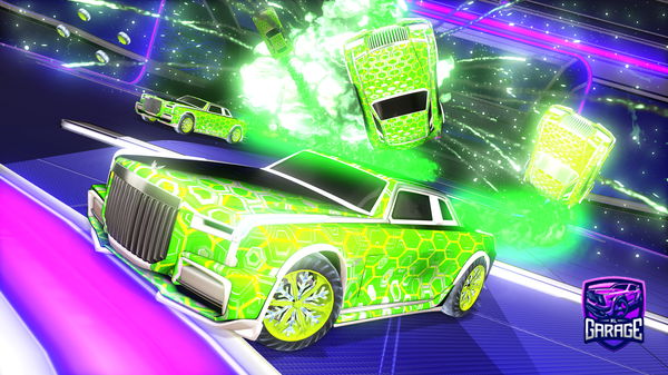 A Rocket League car design from MarkerRL