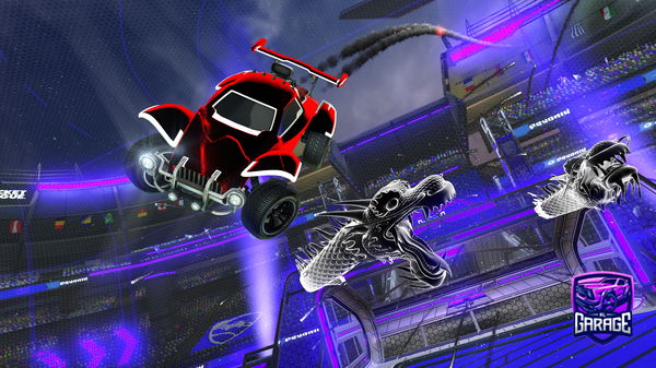 A Rocket League car design from hornet4000