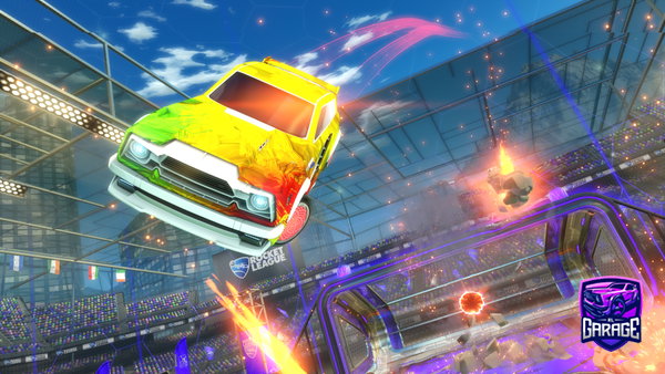A Rocket League car design from Fan-134