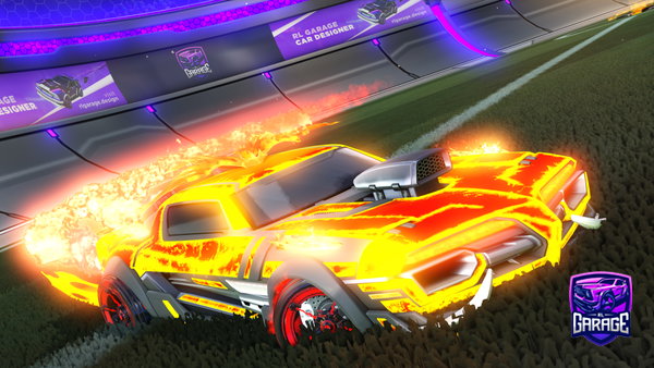 A Rocket League car design from X_pro207