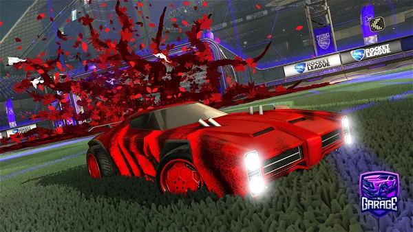 A Rocket League car design from Rayzr-