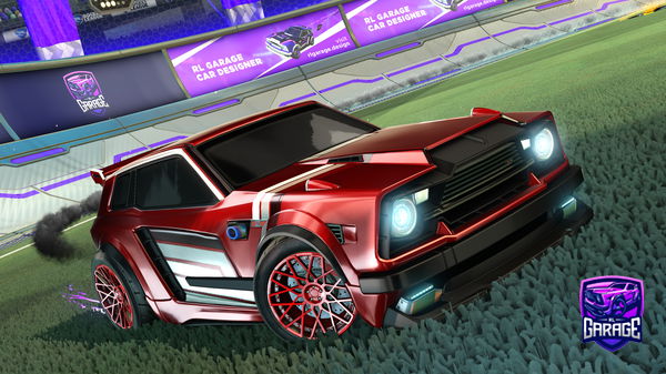 A Rocket League car design from WHASHKI101