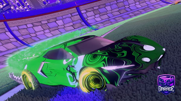 A Rocket League car design from PuLsEfLoOd